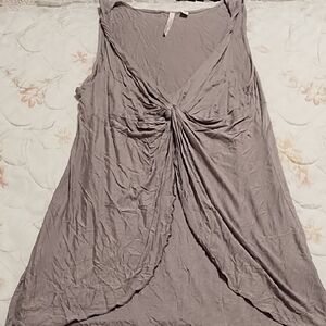 New York & Company Gray Tank Top